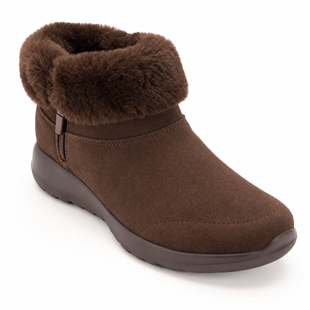 Women's Cozy Faux Fur-Lined Ankle Boots